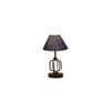 Gwendolyn Blue Jute Table lamp with Iron Base