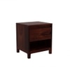 Unicorn Solid Wood Bedside Table in Teak Finish