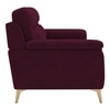 Niwara Velvet 2 Seater sofa in  Red wine color