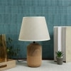 Ceramic Table Lamp Beige Timeless Elegant Design