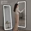 The Artment Black Halo Square Unbreakable Floor Mirror For Home (160 X 50 CM)