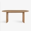 Saanra Solid Wood Six Seater Dining Table in Brown Colour