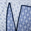 Ziva White & Blue Floral Cotton Dohar Reversible Single Bed 300 Gsm Size 240 X 160 Cms