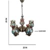 Devansh Gold Antique Wall Mounted Lamp With Off-White Cotton Shade