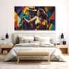 The Castle Decor Dance Wall Painting Wooden Framed Digital Painting 27x48 Inch