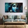 The Castle Decor Krishna Ji Wall Painting Wooden Framed 27x48 Inch (Style 24)