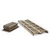 Rhodes Solid Wood Bookshelf in Teak Finish
