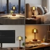 Modern Muse Table Lamp in Brown Color 3 Light Mode