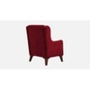 Ruby Accent Chair in Maroon Colour