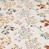 White Floral 4 Pcs Comforter set with Queen size bedsheet + 2 Pillow covers