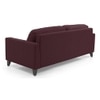 Franco 3 Seater Leather Sofa in Wine Colour