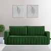 Beliss 3 Seater Pull Out Sofa cum Bed  in Green Colour