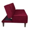 Palermo 3 Seater Sofa Cum Bed In Maroon Colour