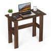 Efflino Engineered Wood Study Table In Brown Maple Finish