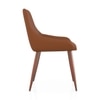 Rickman Fabric Accent Chair in Nappa Tan Leatherette Colour