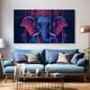 The Castle Decor Lord Ganesha Wall Painting Wooden Framed 27x48 Inch (Style 17)