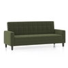 Salford 3 Seater Click Clack Sofa Cum Bed In Moss Green Colour