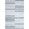 Jaipur Rugs Abstract Wool And Jasmine And Viscose 5x8 Feet Natural White Handloom Carpet