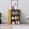 Hexa Engineered Wood Bookshelf Multipurpose Storage Rack in Giant Wood Colour