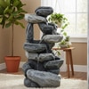 Resting Rock Stone Fountain For Indoor And Outdoor