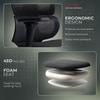 Imperia Pro Ergonomic High Back Study Chair with Headrest in Black Colour