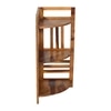Cutlet Solid Wood  Bookshelf in Honey Oak Finish