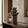 Water Fountain Harmony Falls 3-Tier Water Fountain in Multicolor Colour