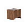 Yuko Engineered Wood Bedside Table with One Drawer in Columbia Walnut Finish