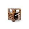 Harvey Side Table - Teak Finish