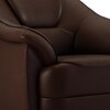 Berry 1 Seater Leatherette Sole in Cocoa Brown Colour