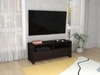 Zouk Engineered Wood TV Unit with Open Shelf and Cabinet in Wenge Finish