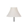 Bree Black Cotton Shade Floor Lamp