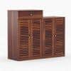 Danta Shoe Rack Of 30 Pairs In Provincial Teak Color