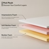 Sleepwell My Mattress Plush High-Resilience (HR) Foam Plush Firm High Density (HD) Foam Queen Size (Thickness: 8 Inches, Dimensions: 72 X 60 Inches)