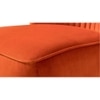 Crimson Fabric Accent Chair in Orange Colour