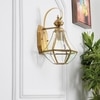 Giovanny Classic Brass and Glass Wall Light
