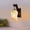 Devansh Solid Wood Electric Wall Light in Brown Colour with Multi Shade Count of 1 Light