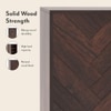 Nina 12 Pairs Solid Wood Shoe Cabinet In Mango Walnut Finish