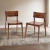 Gordon Solid Wood Dining Chair in Teak Finish
