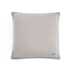 Herringbone Light Grey  And Natural Cotton Cushion Cover 16X16 Inches
