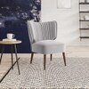 Duke Accent chair Velvet in Grey Color