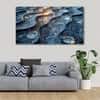 The Castle Decor Abstract Art Wall Painting Wooden Framed 27x48 Inch (Style 8)