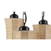 Shiloh Beige Bamboo Cluster Hanging Light