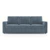 Apollo Compact Fabric Sofa (Colour : Ocean Weave, Seating Capacity : 3 Seater, Cushion Type : Hard, Back Type : Regular Back)