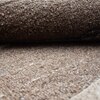 Abstract Handmade Natural Wool Wall Art Brown Geometric 4 x 6 Feet
