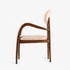 Naaz Solid Wood Dining Chair in Cream Colour