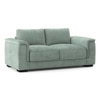 Miles 2 Seater Bamboo Fabric Sofa In Sky Blue Fabric Colour