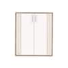 Nextstep 2 Door Floor Shoe Rack Noce Lyon