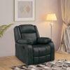 Avalon Leatherette One Seater Manual Recliner in Blue Colour