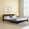 Beirut Solid Wood Bed Queen Size In Mahogany Finish